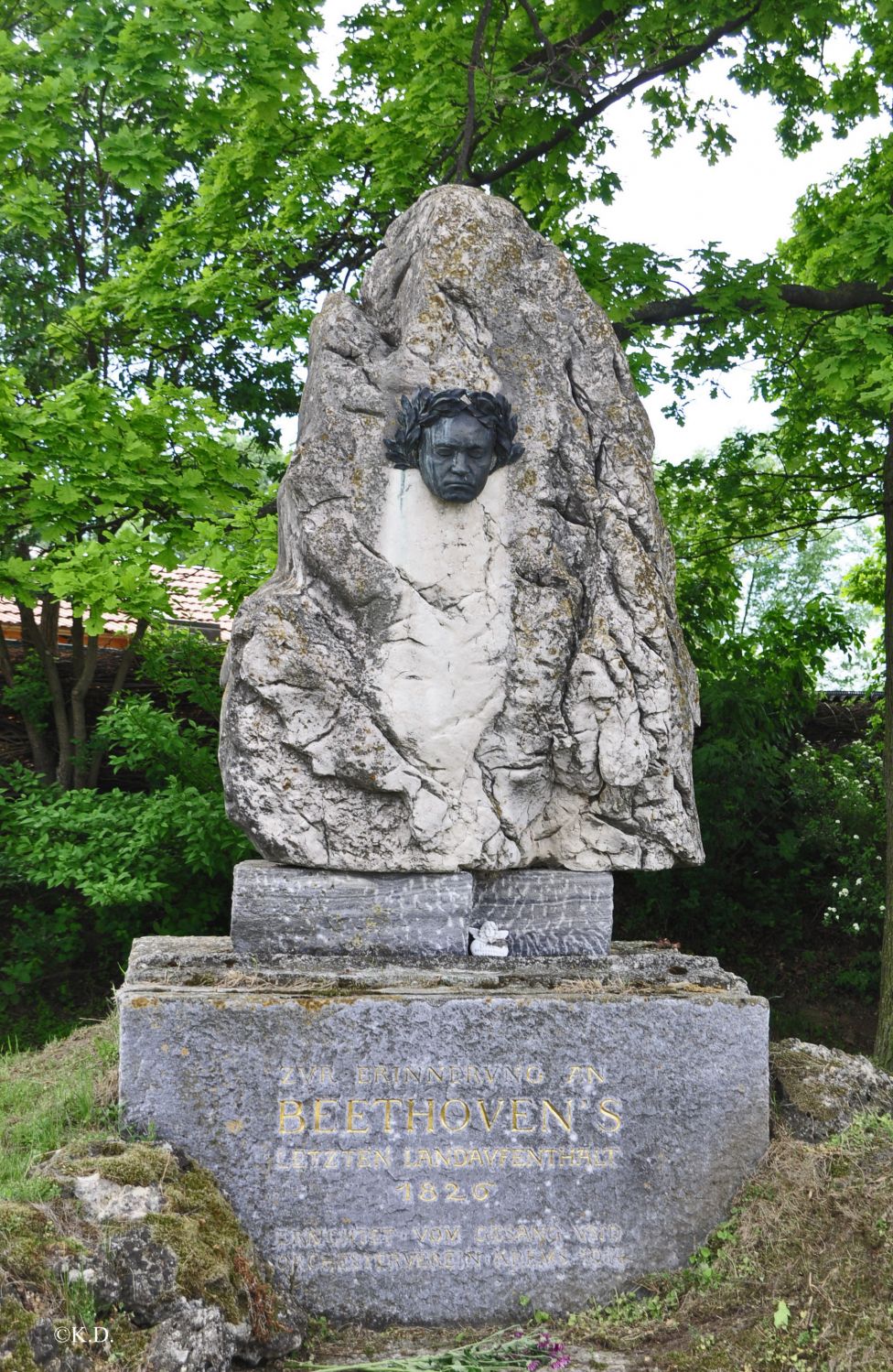 Beethoven Denkmal in Gneixendorf bei Krems