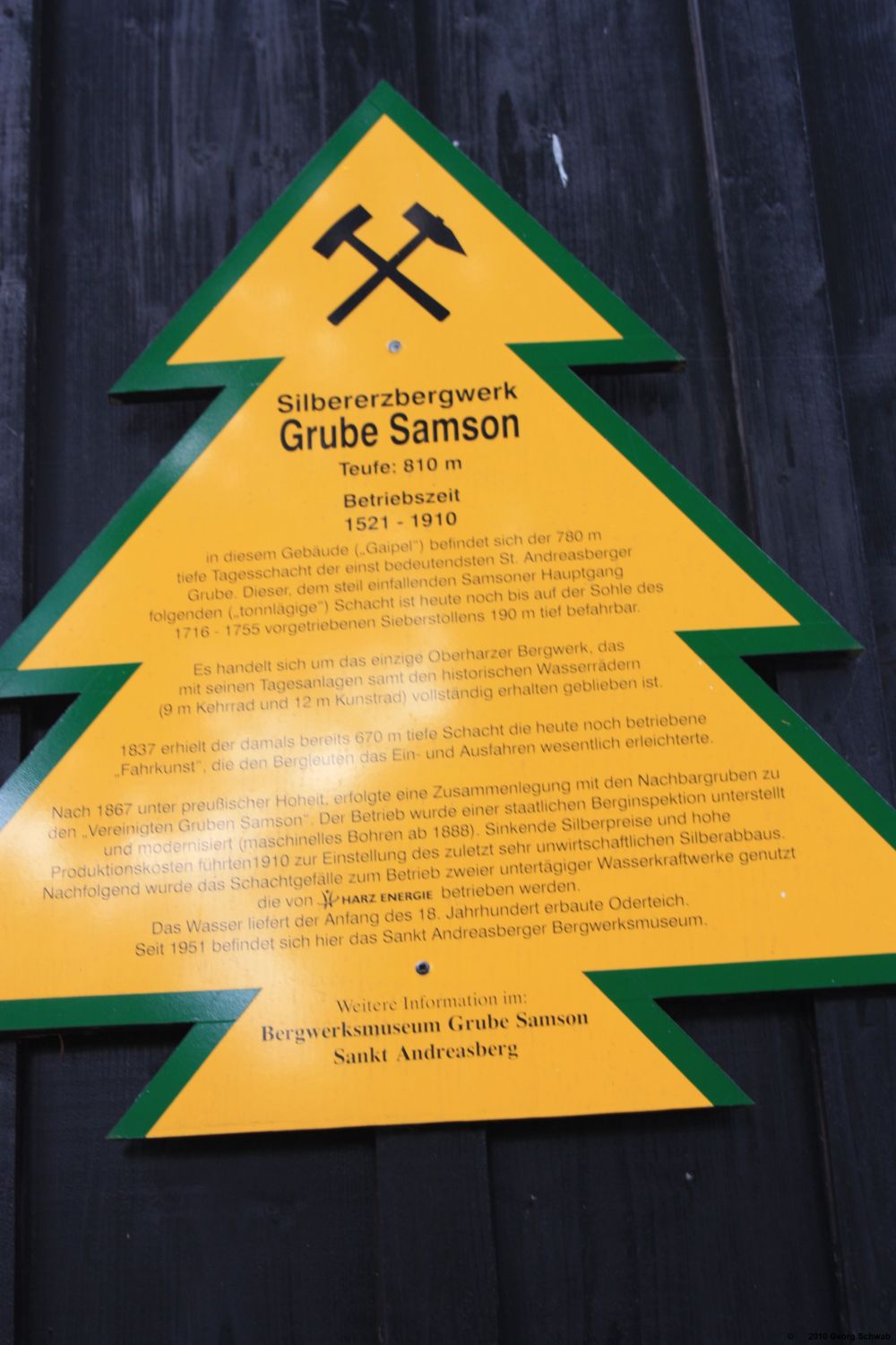 Bergwerke im Harz Grube Samson