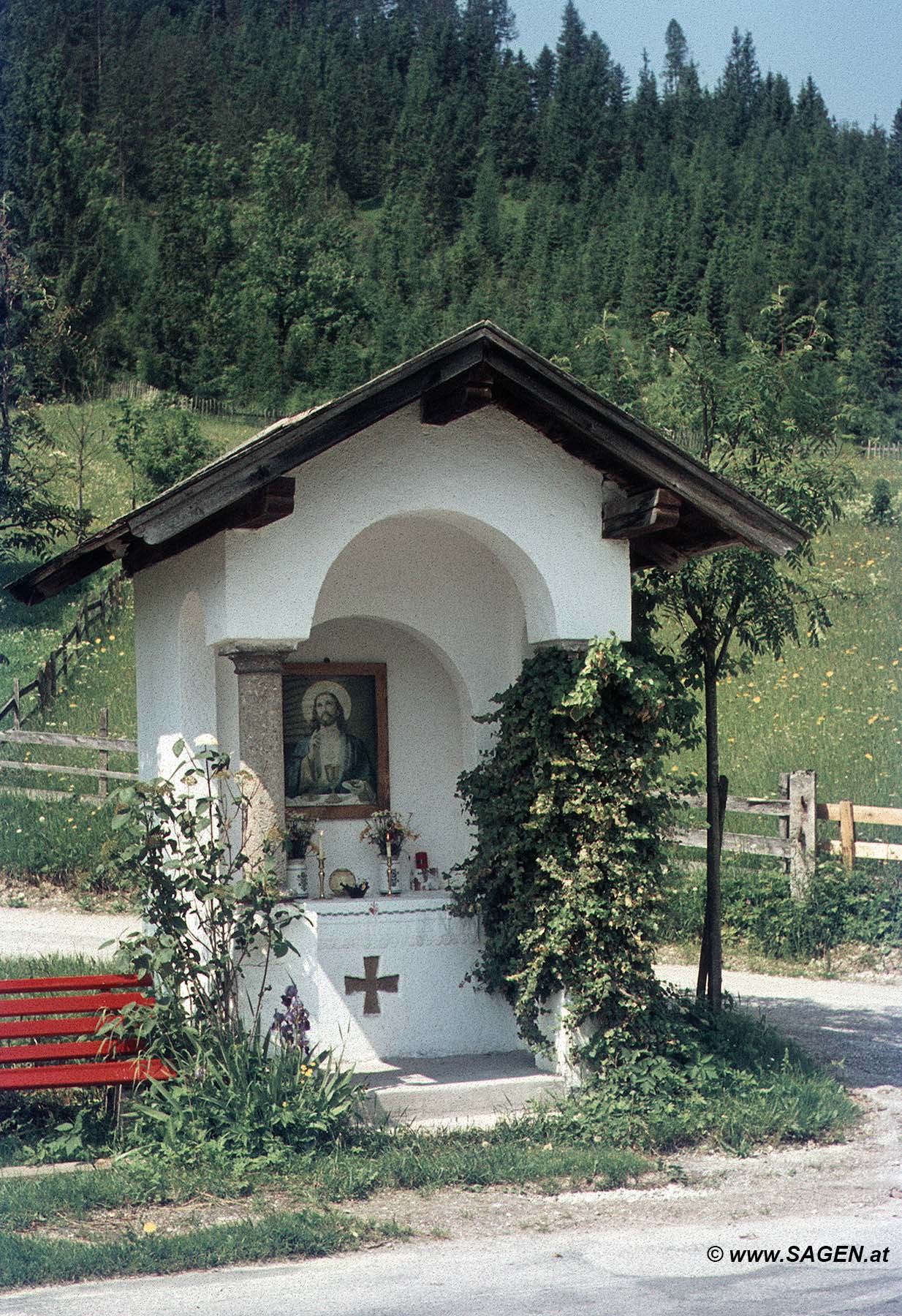 Bildstock Waidring, Tirol 1960er Jahre