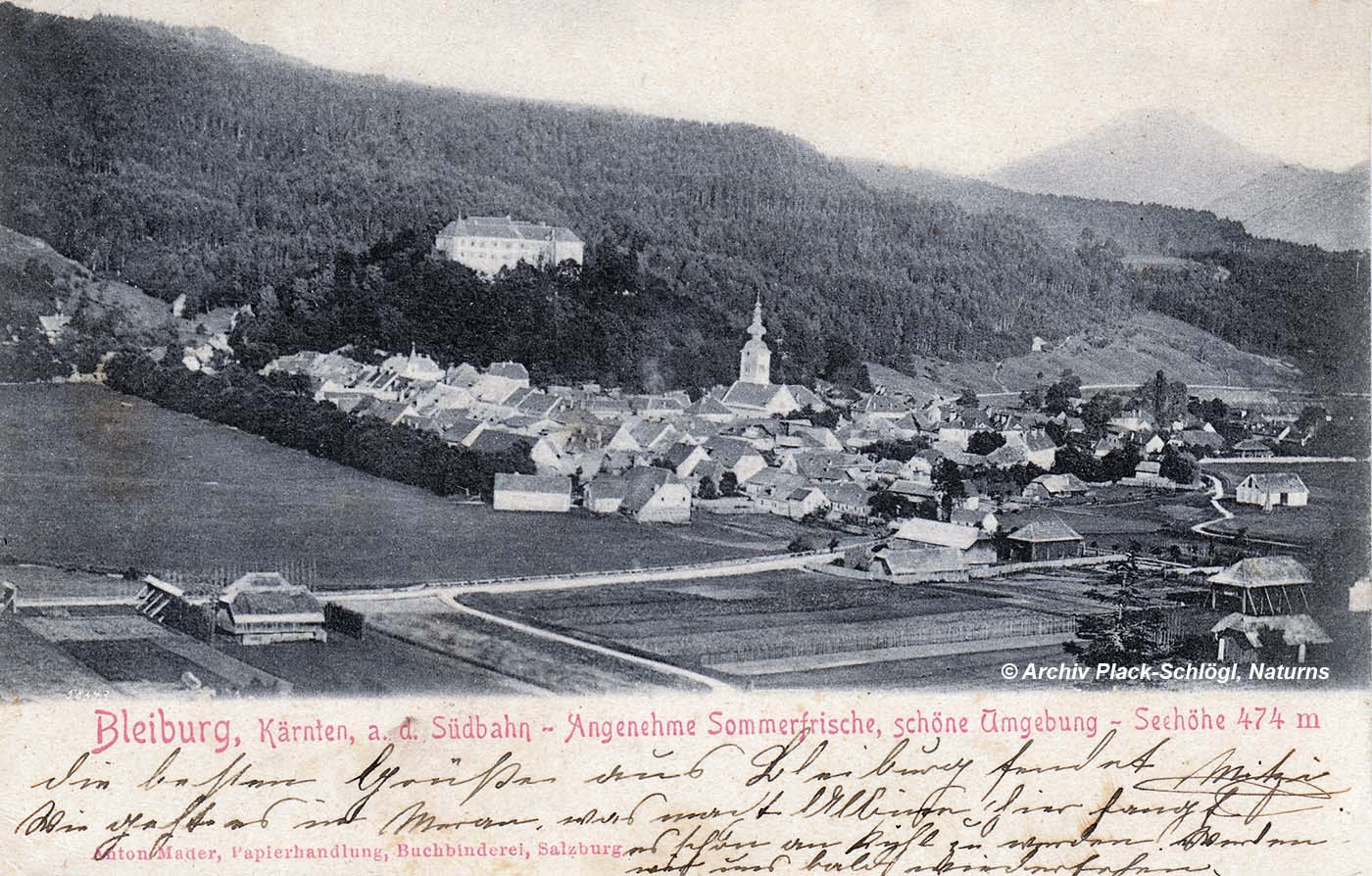 Bleiburg, Kärnten, um 1902