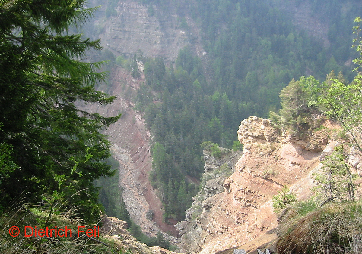 Bletterbach-Schlucht bei Aldein/Südtirol