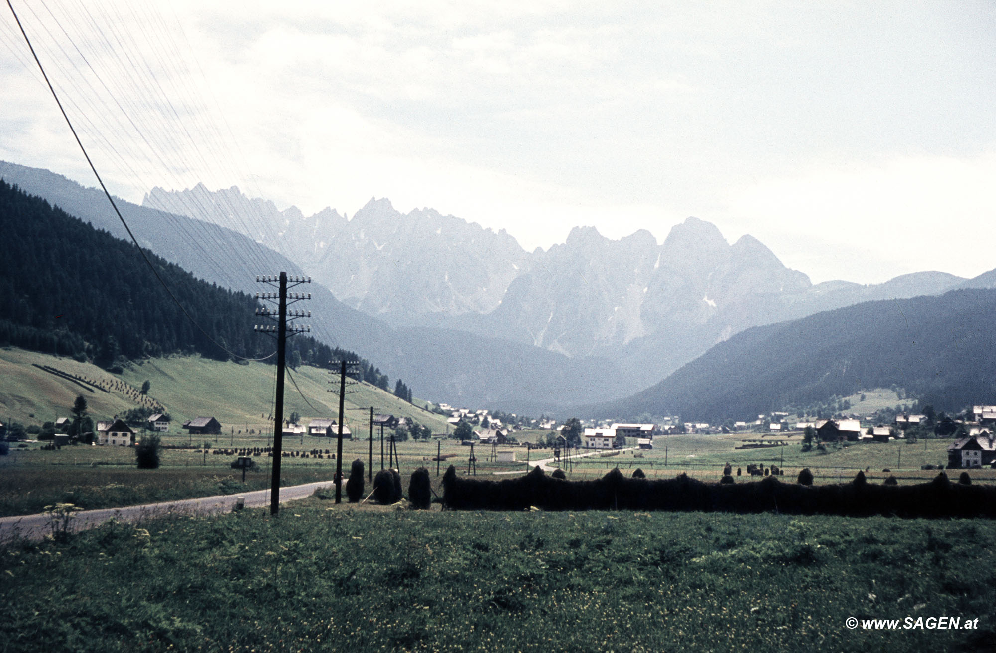 Blick auf das Dachsteinmassiv