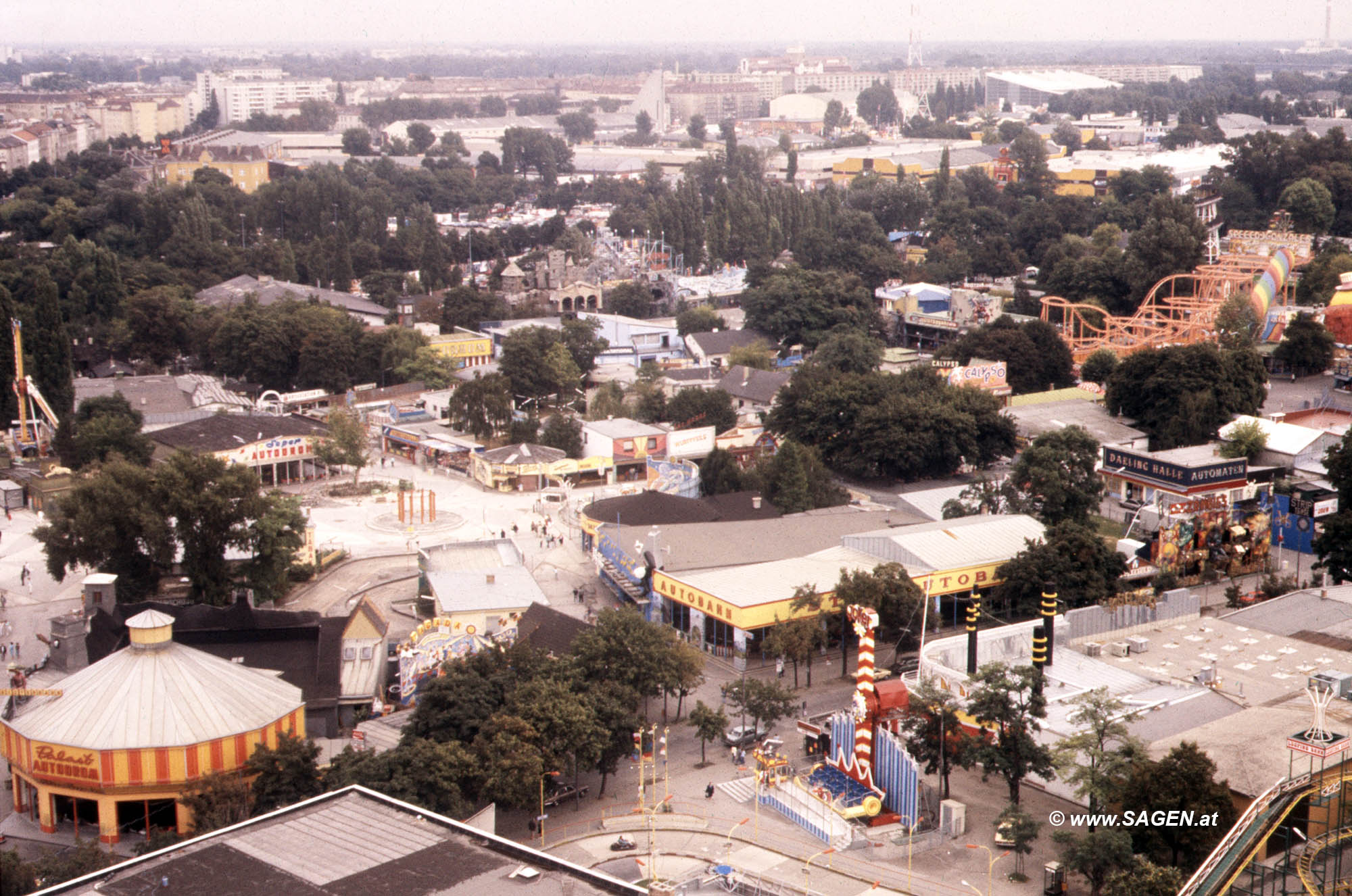 Blick auf den Prater 1980er Jahre