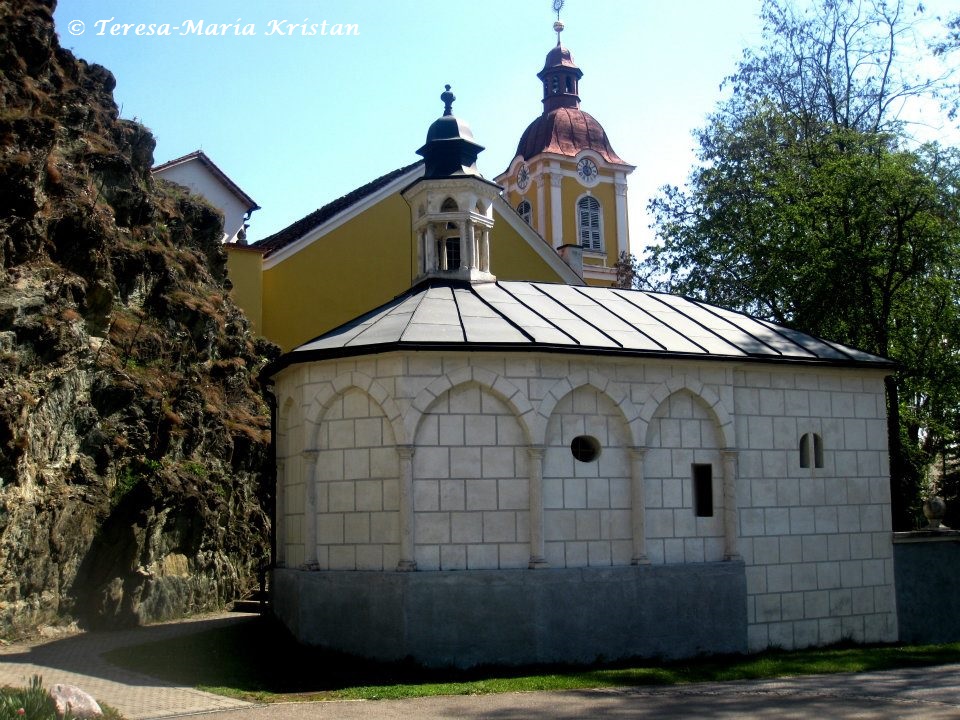 Blick auf die Grabkapelle- beim Kalvarienberg in Graz