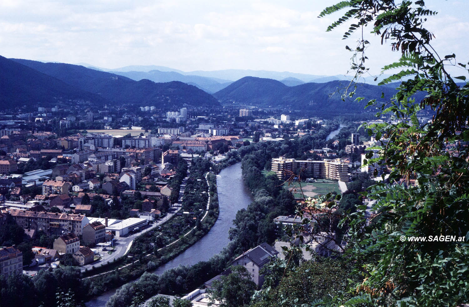 Blick auf Graz 1970er-Jahre