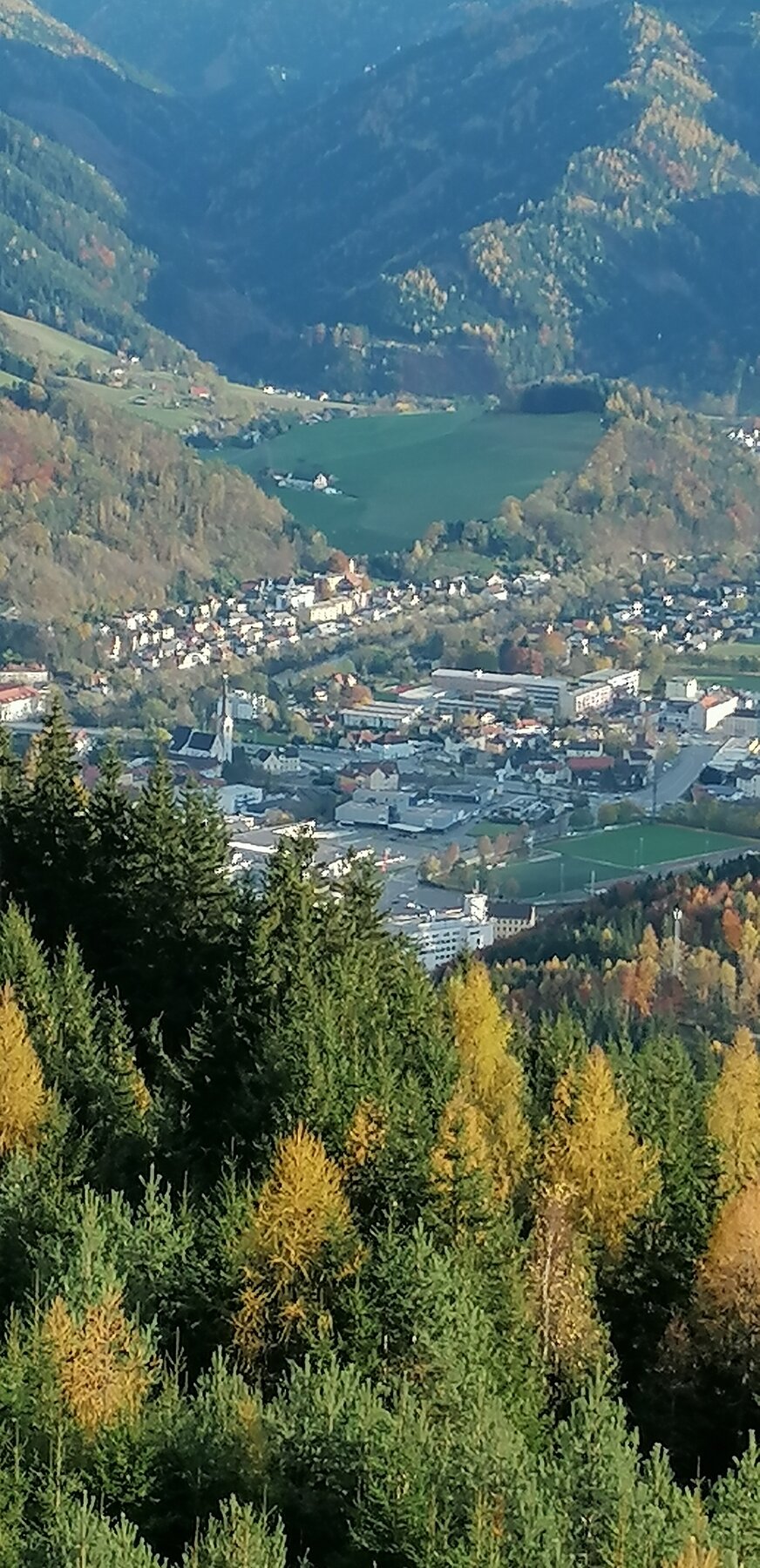 Blick auf Leoben