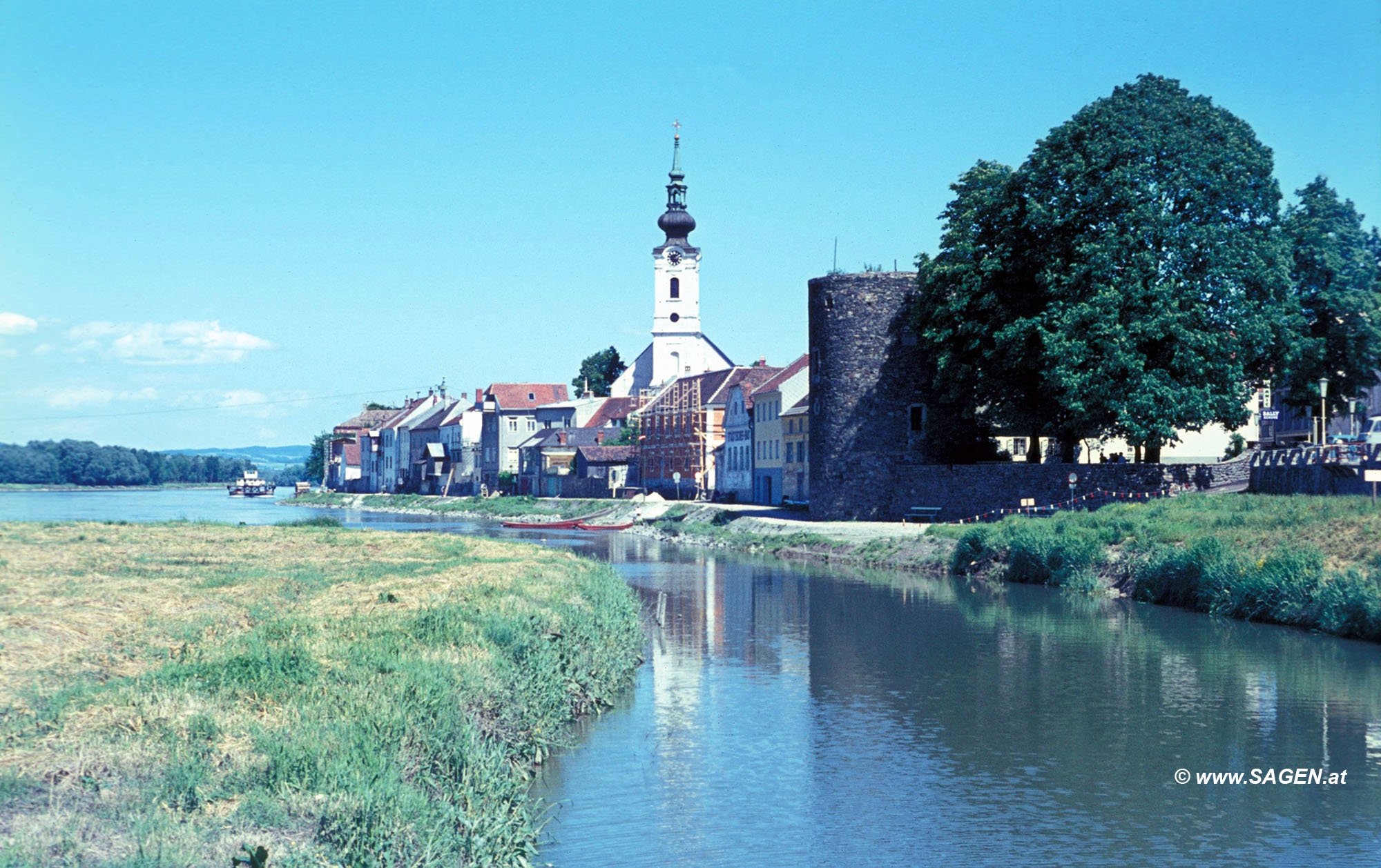 Blick auf Pöchlarn, 1970er/1980er Jahre