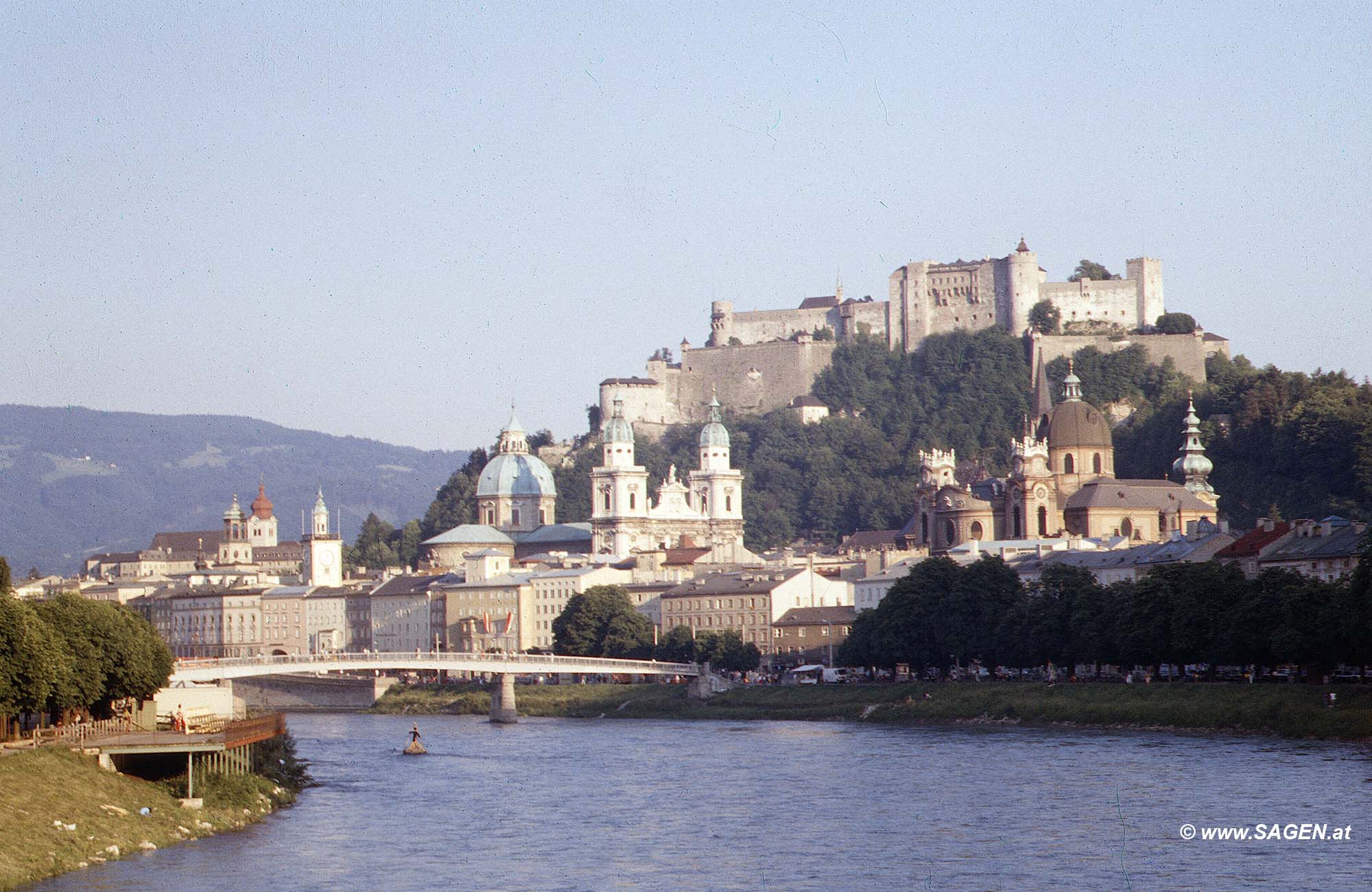 Blick auf Salzburg und Festung