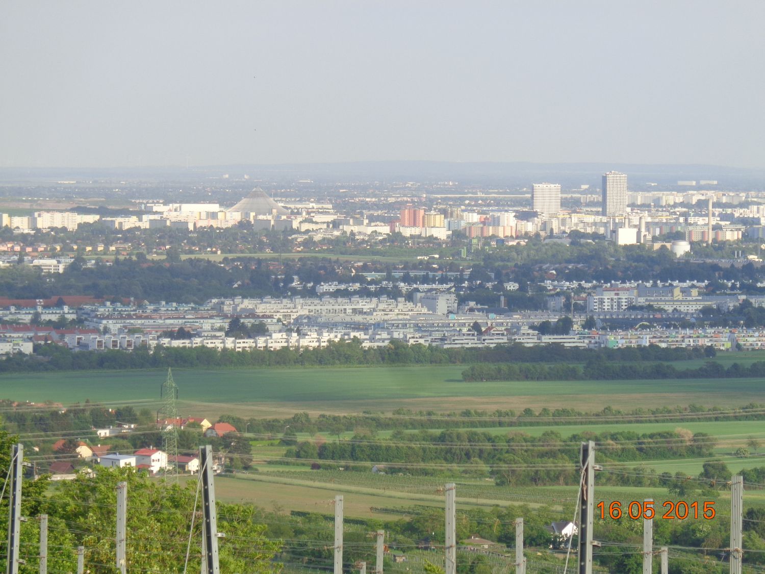 Blick auf Wien vom Bisamberg