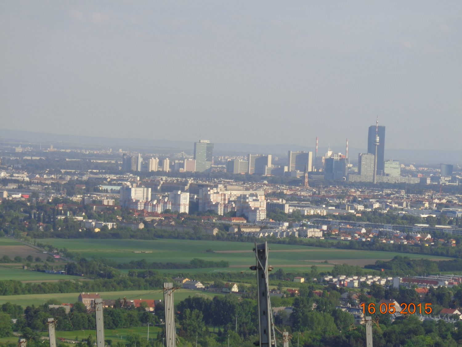 Blick auf Wien vom Bisamberg