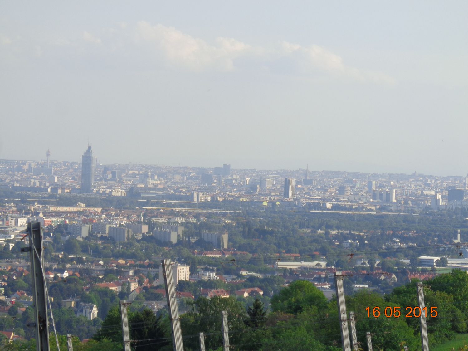 Blick auf Wien vom Bisamberg