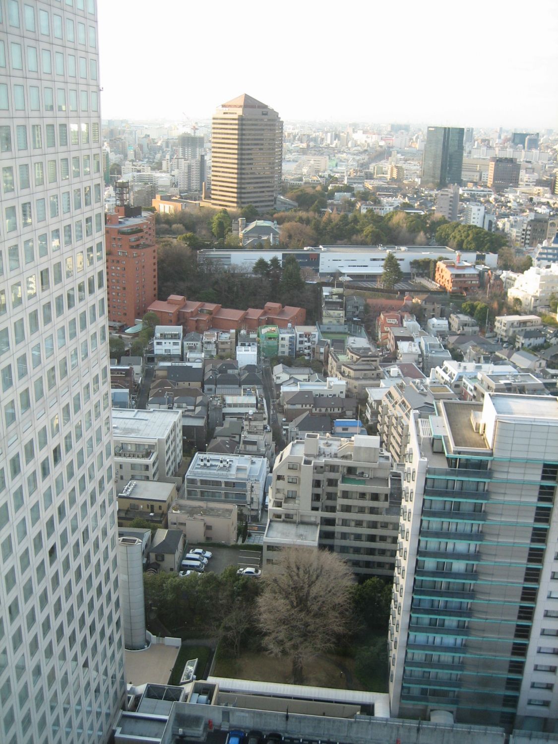 Blick aus dem 20. Stockwerk, Bereich Shinagawa, Tokyo.