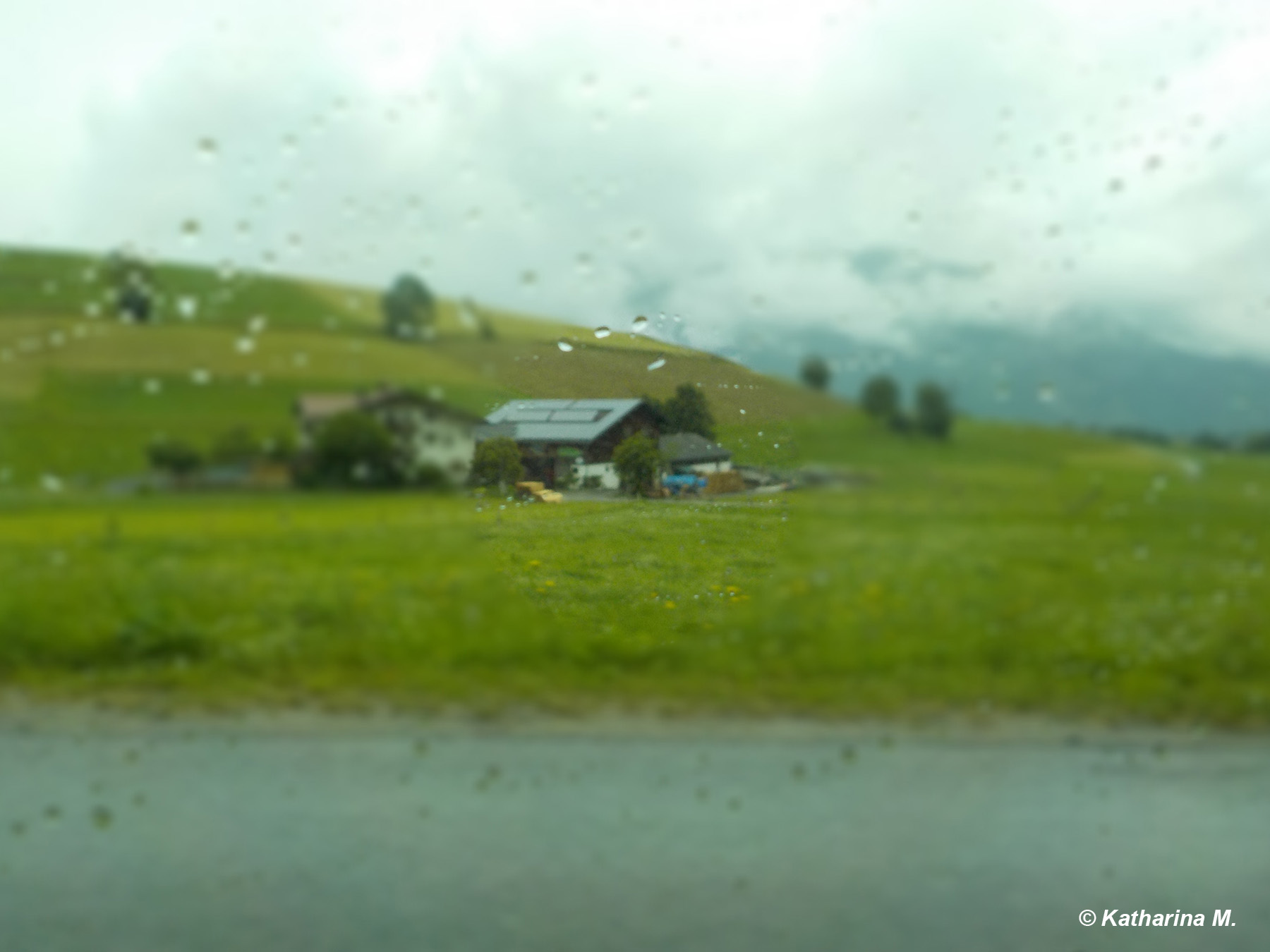 Blick aus dem Autofenster