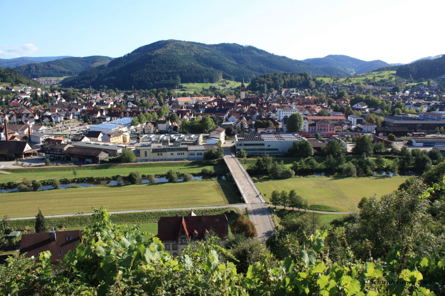 Blick vom Gemsbühl auf Haslach