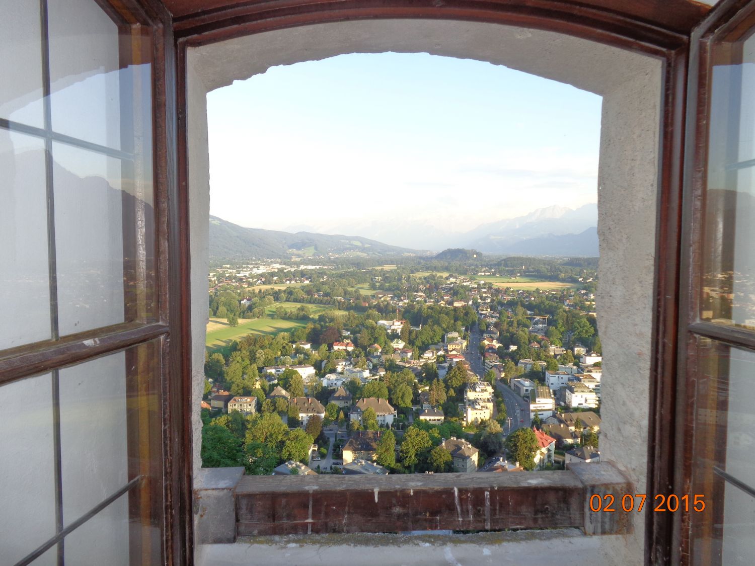 Blick von der Festung Hohensalzburg