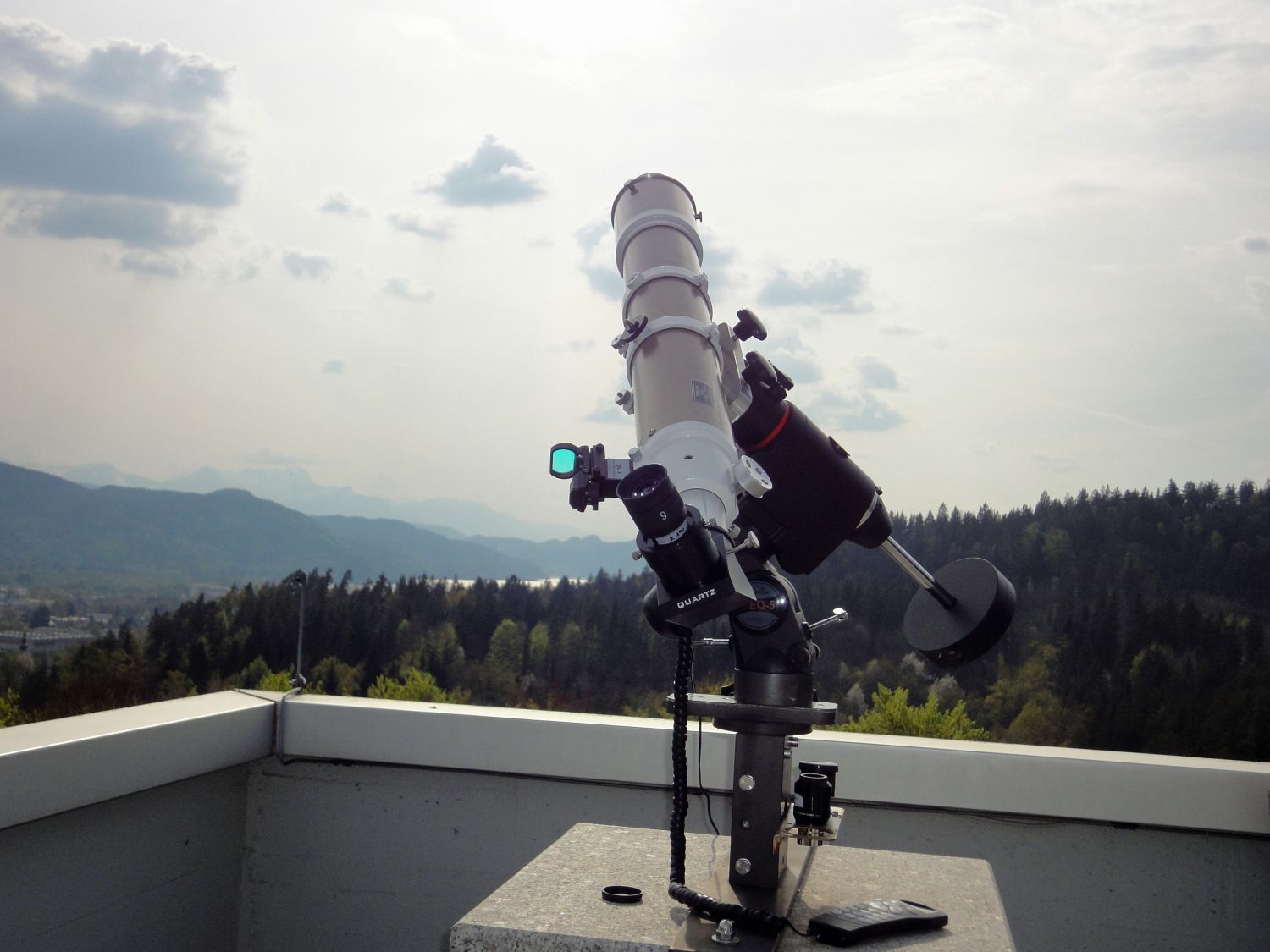 Blick von der Sternwarte in Klagenfurt auf den Wörthersee