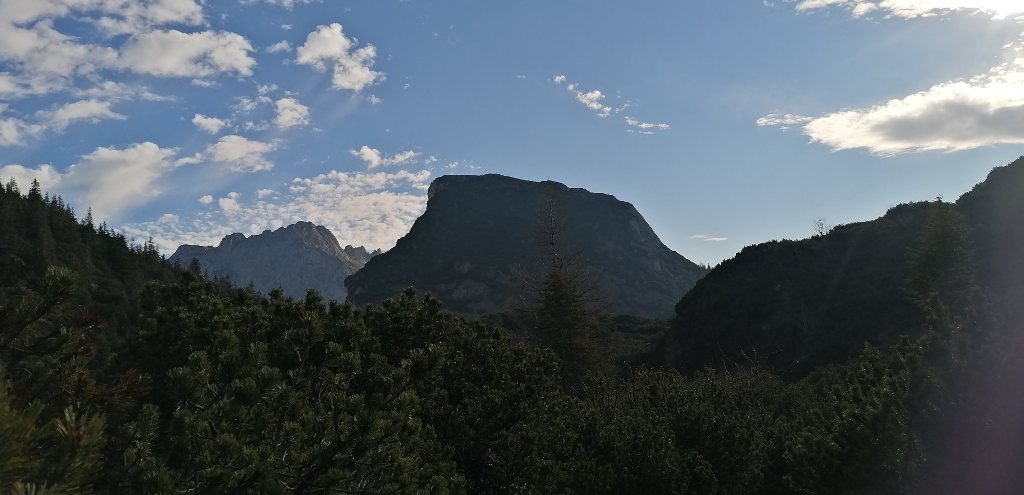 Blick zurück zur Frauenmauer (1827 m)