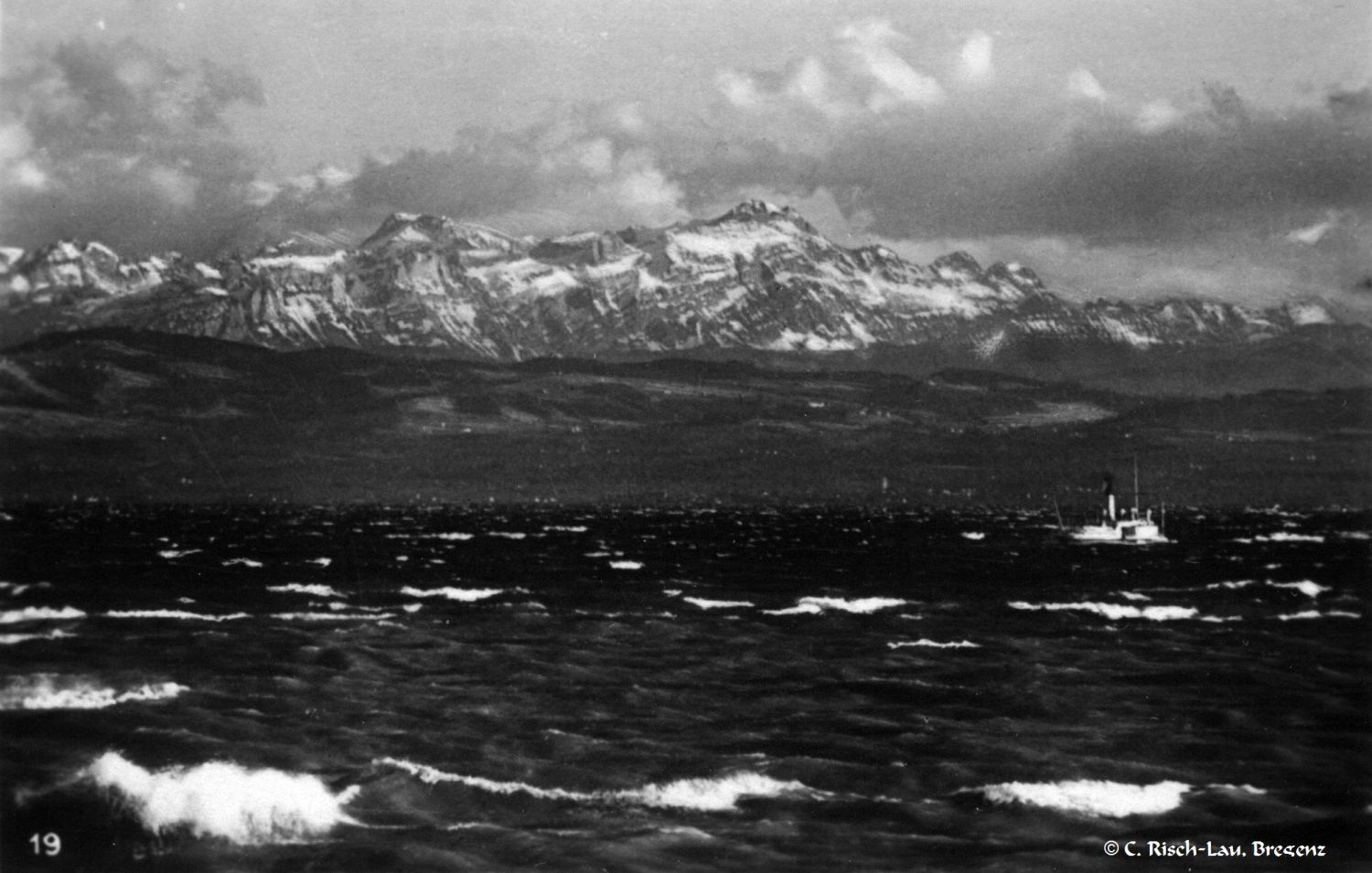 Bodensee bei Föhn1930