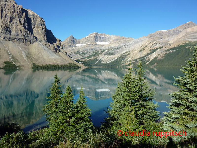 Bow Lake, Banff Nationalpark, Alberta, Canada