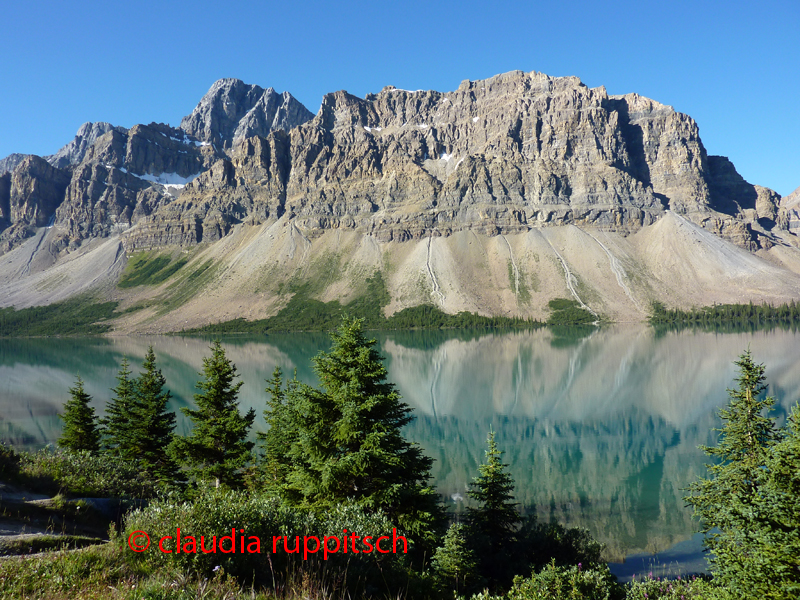 Bow Lake, Banff Nationalpark, Alberta, Canada