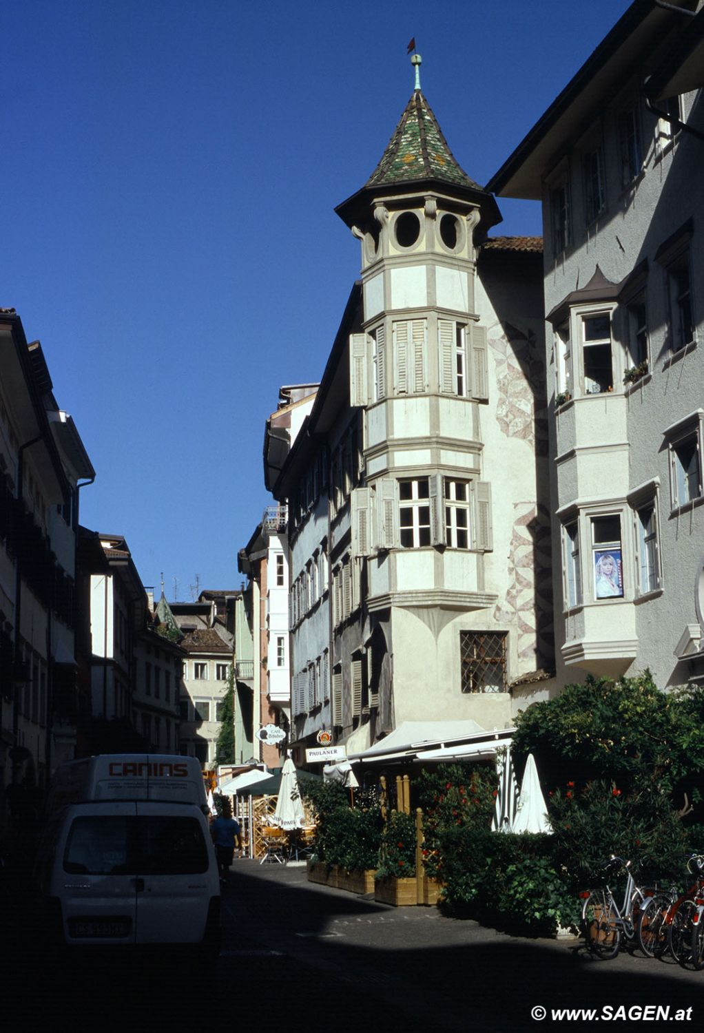 Bozen Silbergasse um das Jahr 2000