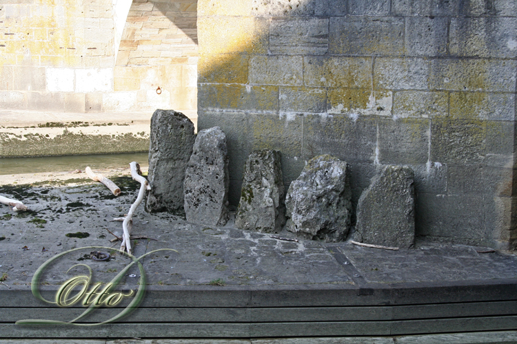 Brückenpfeiler der Steinernen Brücke in Regensburg