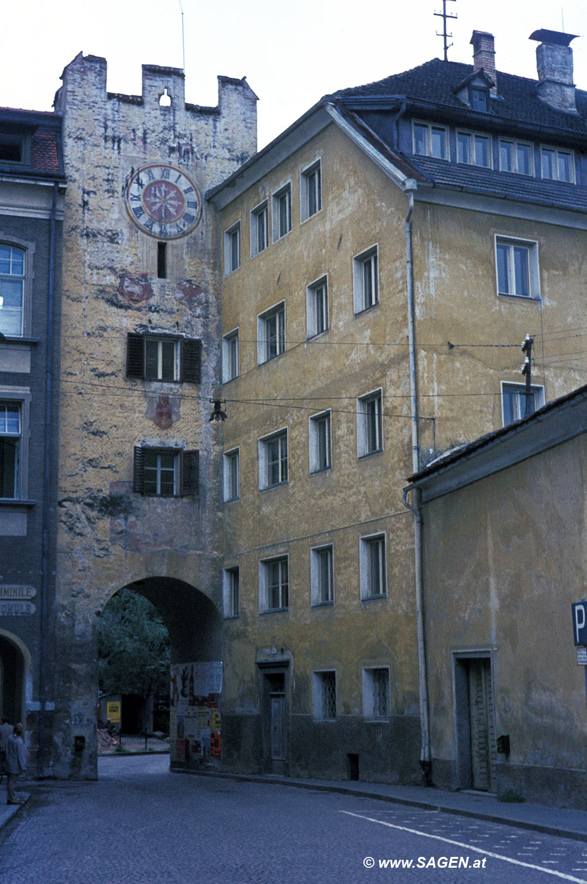 Bruneck Ursulinentor 1970er Jahre