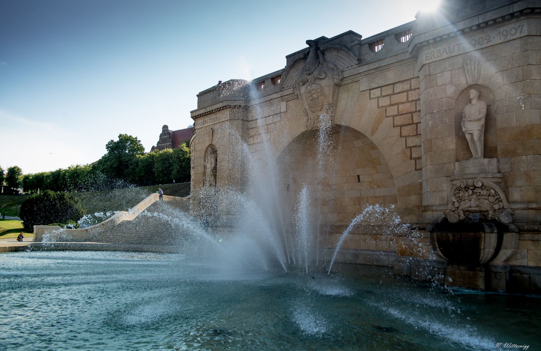 Brunnen an der Haken Terrasse