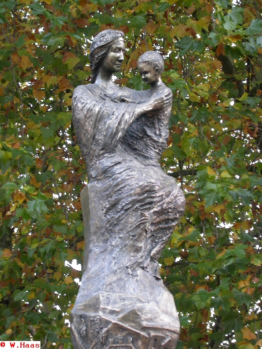 Brunnenfigur in Jülich (Nordrhein-Westfalen)