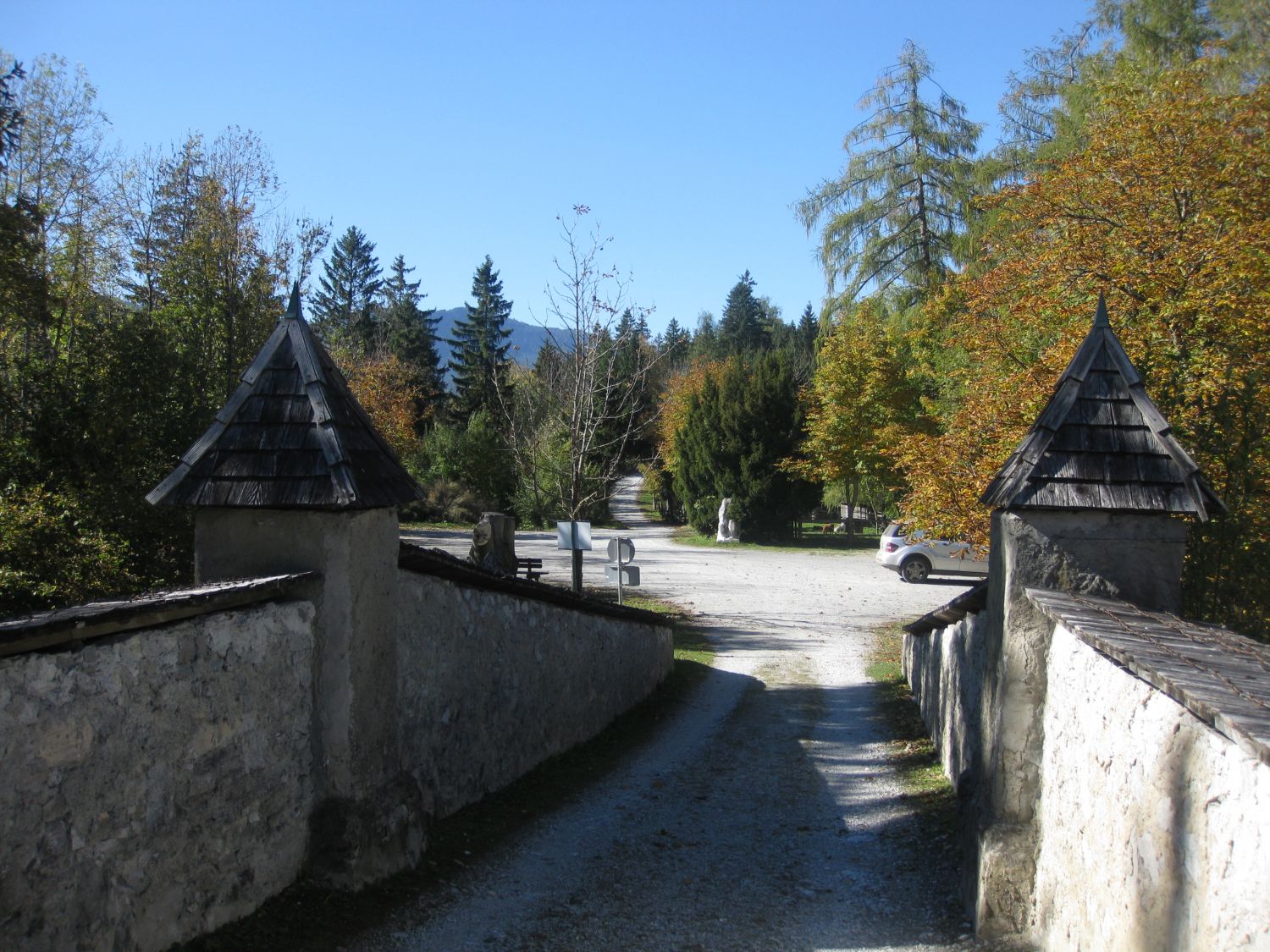 Burg Strechau- Eingangsbereich