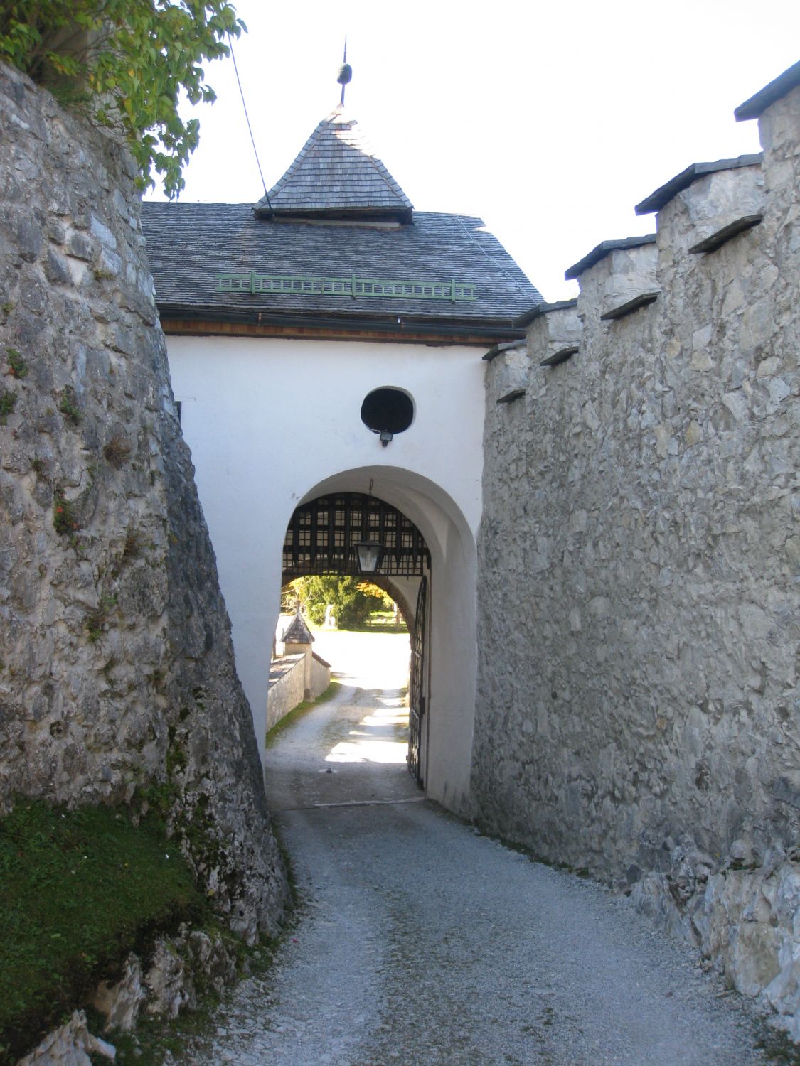 Burg Strechau- Eingangsbereich