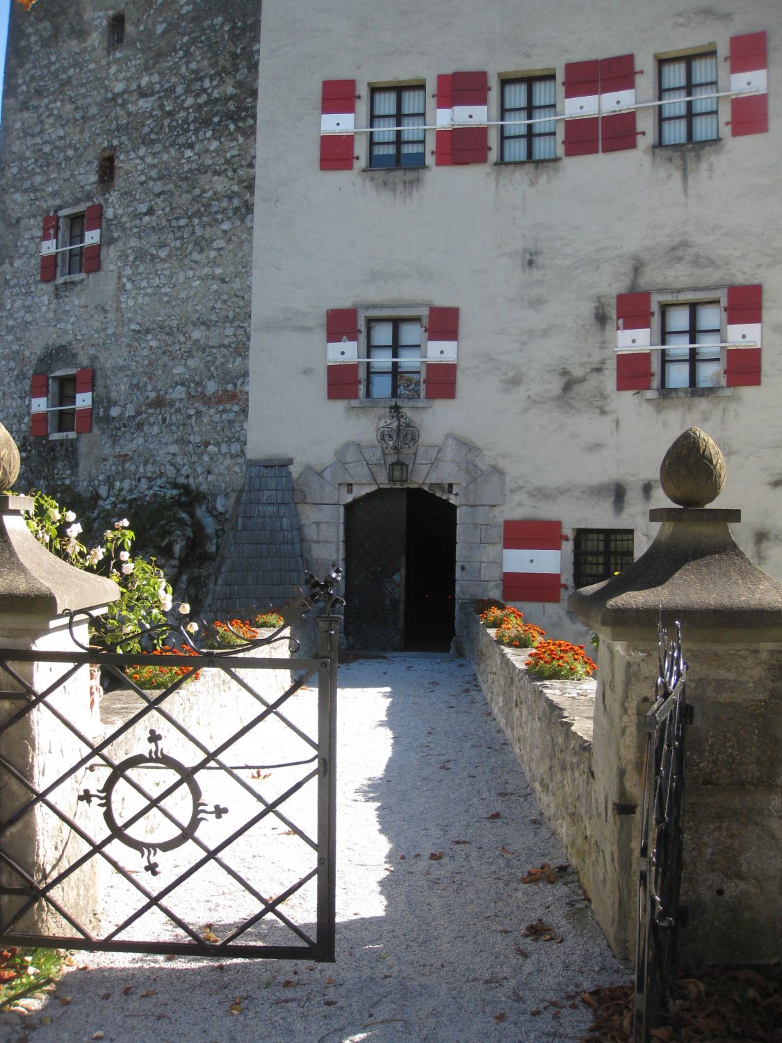 Burg Strechau- Zugang