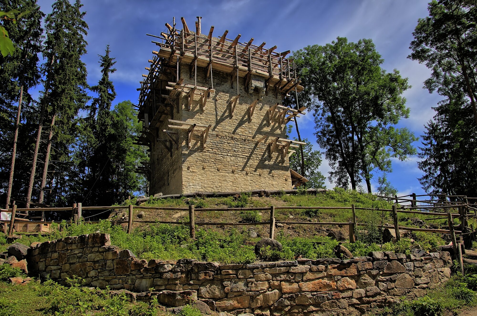 Burgbau Friesach, Kärnten 2023