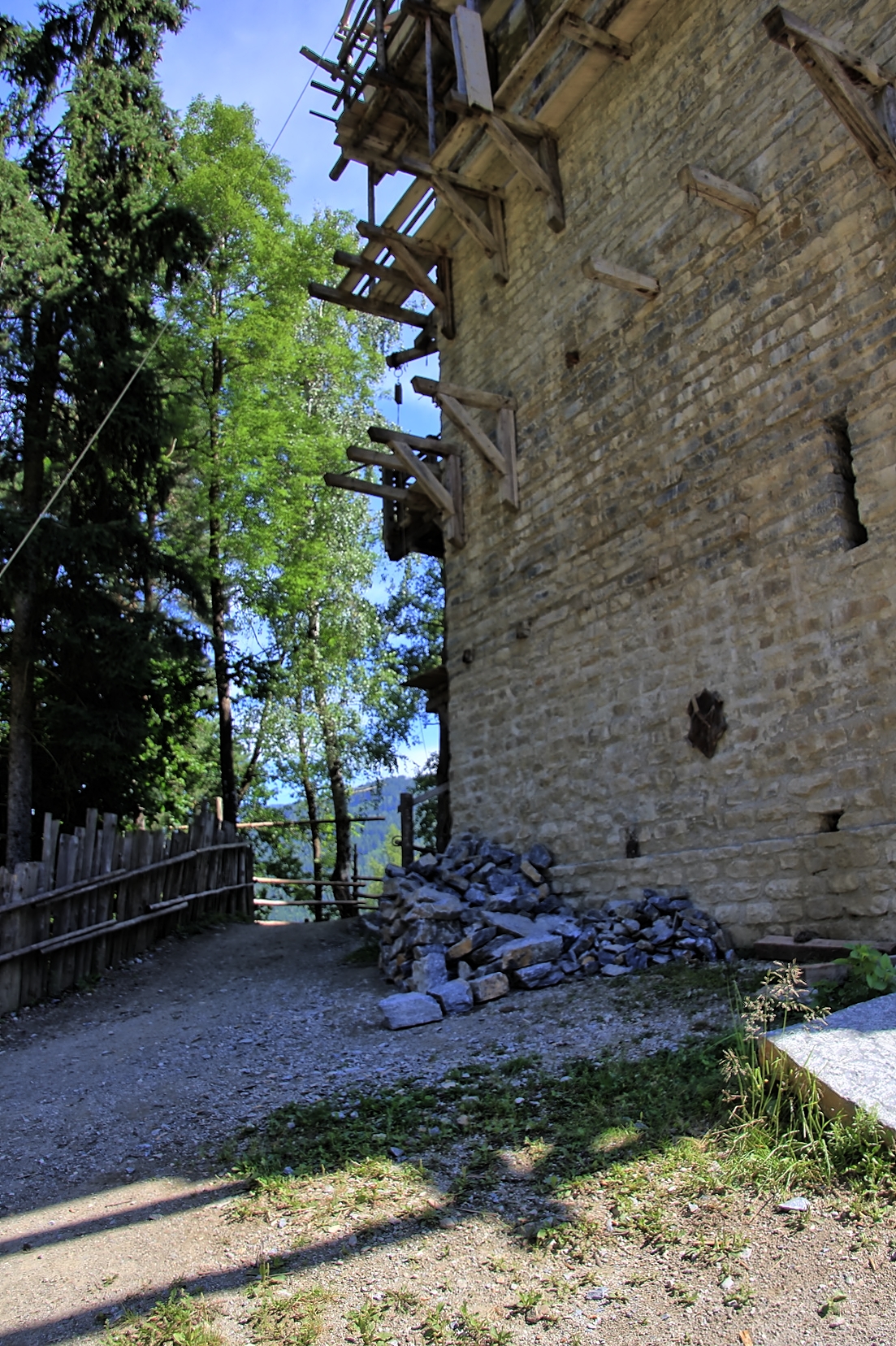 Burgbau Friesach, Kärnten 2023