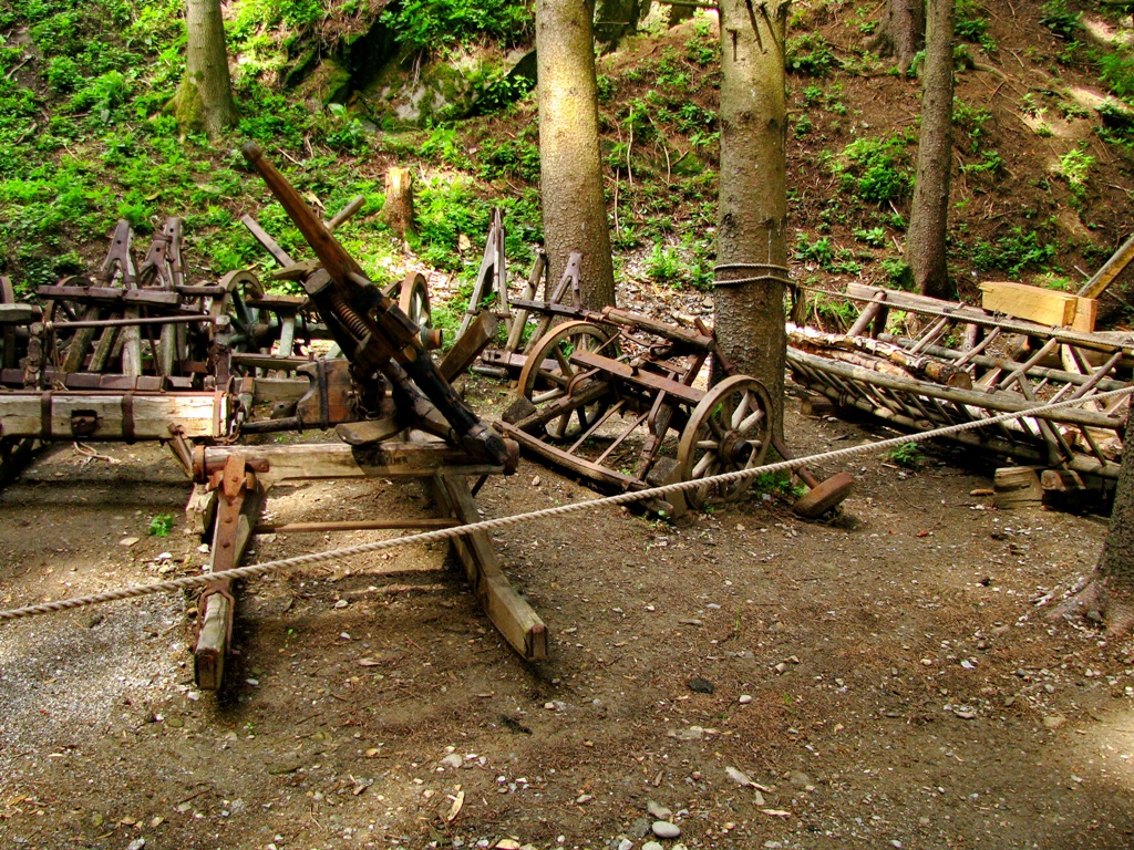 Burgbau-Transportmittel -  Friesach/Kärnten