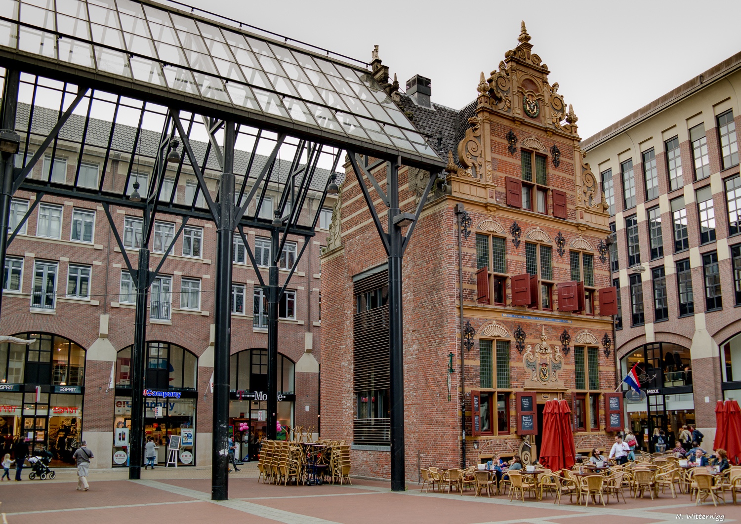 Café nahe dem Grote Markt