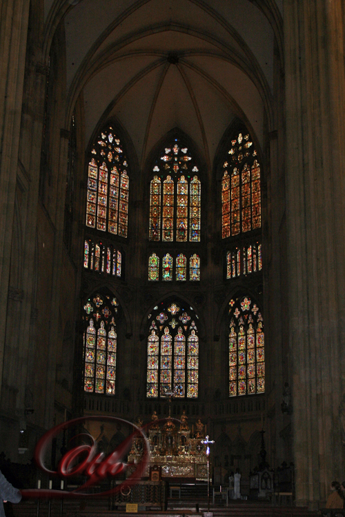 Chorfenster im Dom von Regensburg