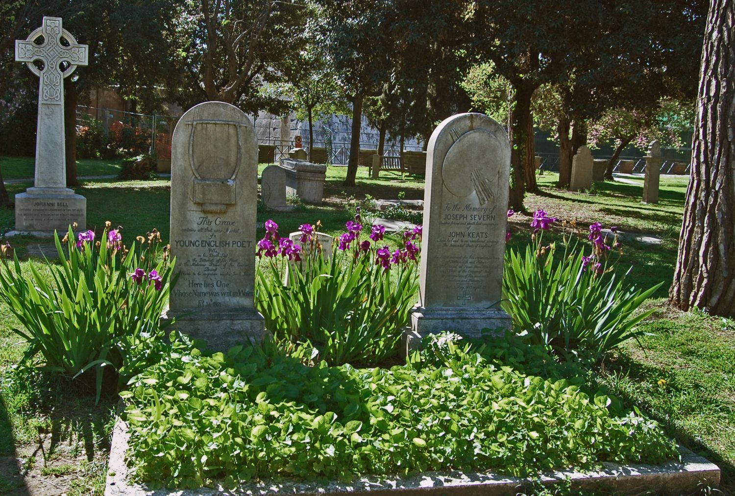 Cimitero acattolico per gli stranieri a Roma: Die Gräber von Shelley und Ke