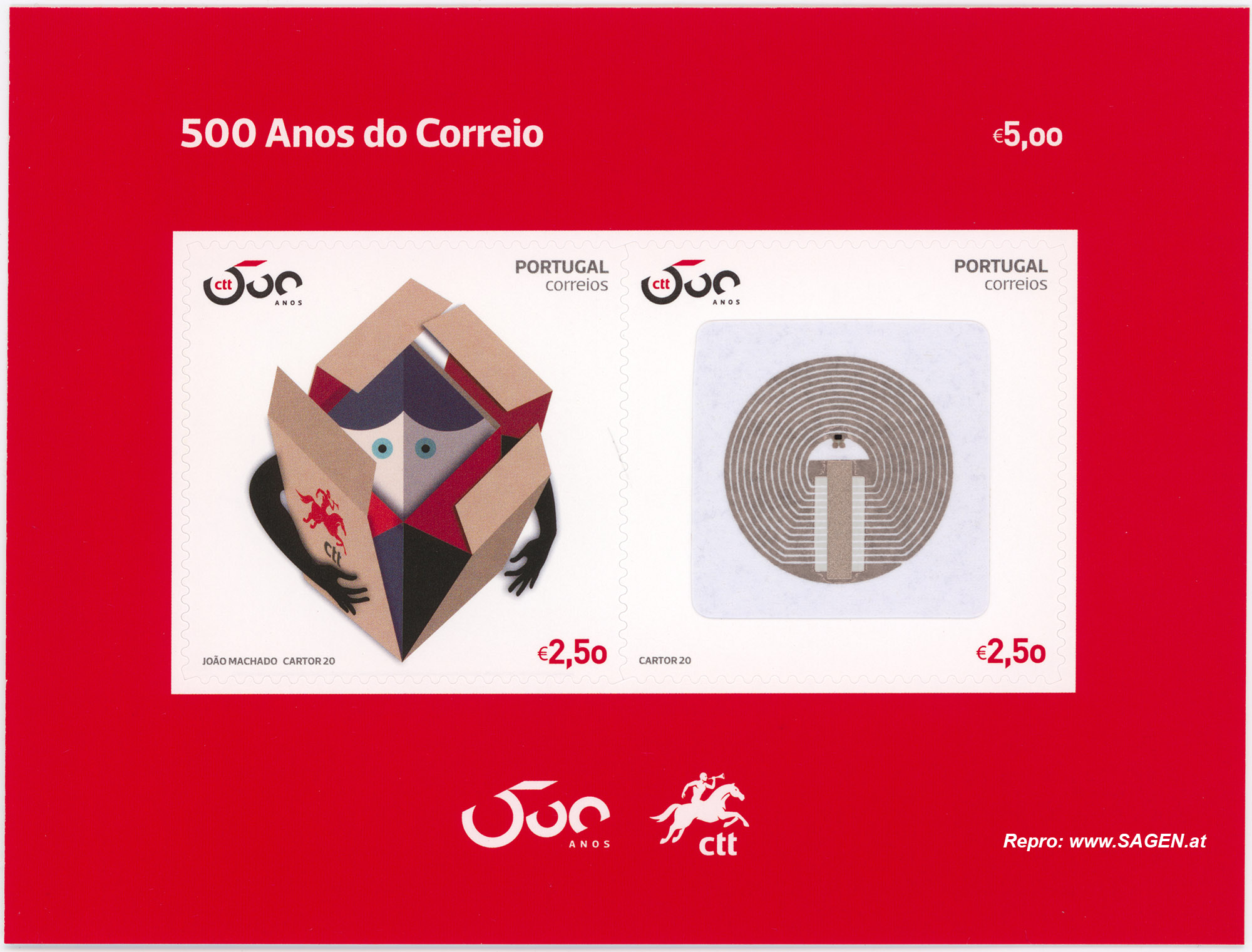 COVID-19 / Corona Briefmarke