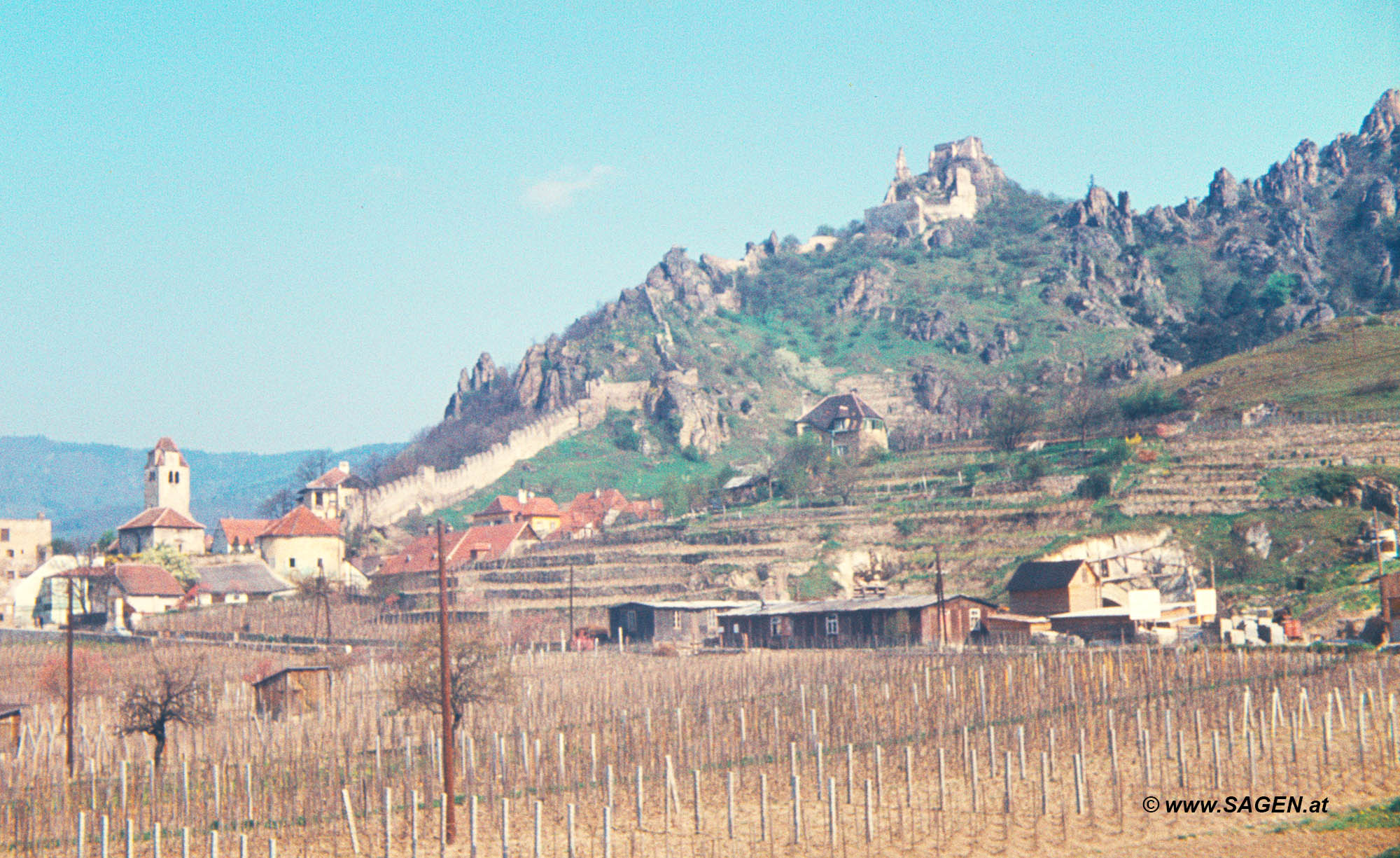 Dürnstein, ungewöhnliche Ansicht