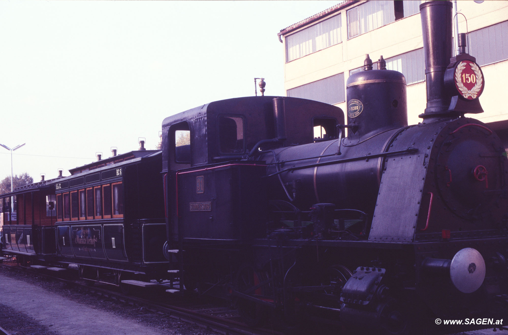 Dampflokomotive 31 Stammersdorf