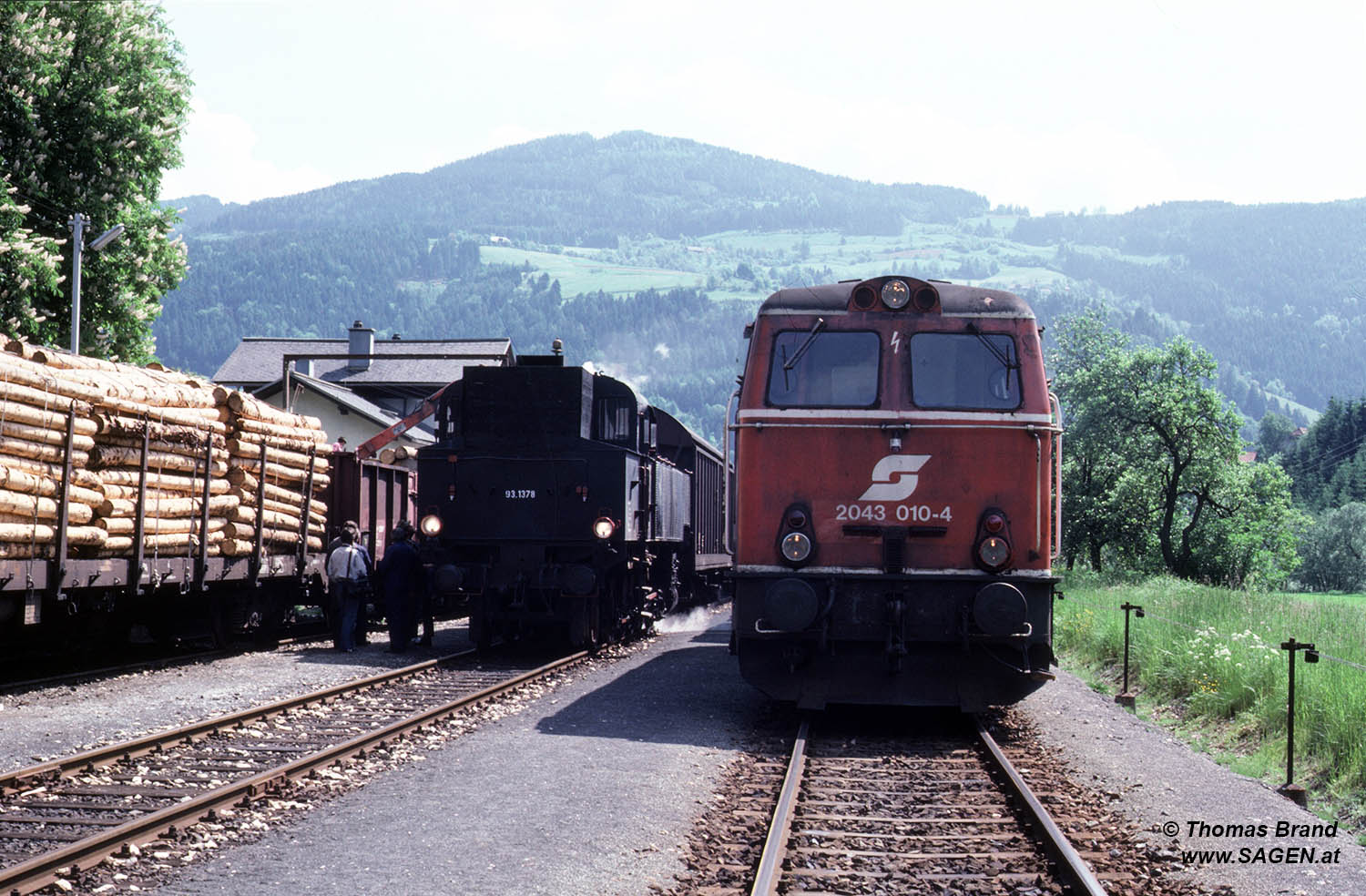 Dampflokomotive 93.1378 Brückl