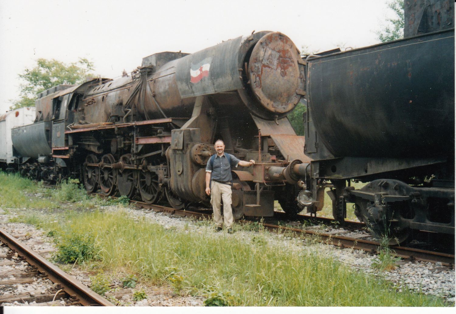 Dampflokomotive aus Serbien