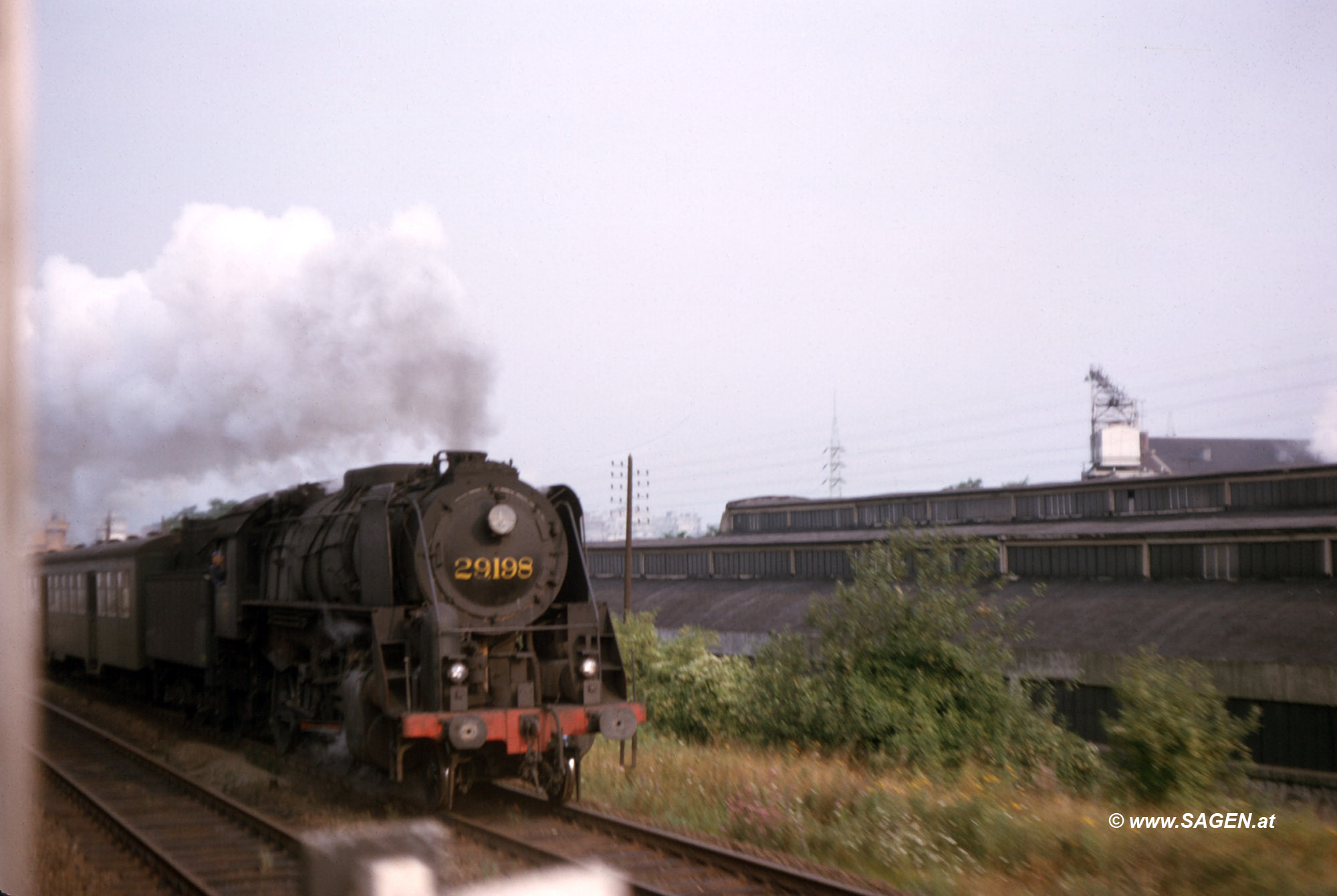 Dampflokomotive der belgischen Staatsbahn Baureihe 29.198