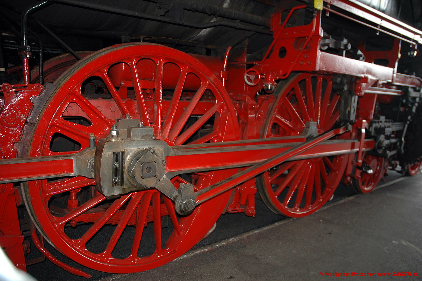 Dampflokomotive - im Führerstand