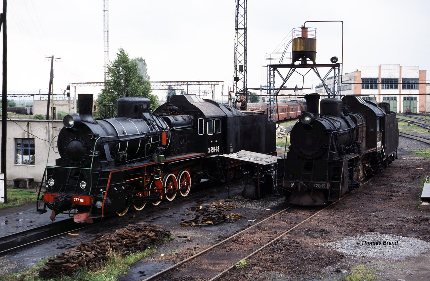 Dampflokomotive Korolevo