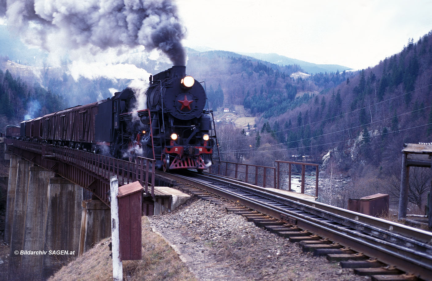 Dampflokomotive L5141 Ukraine