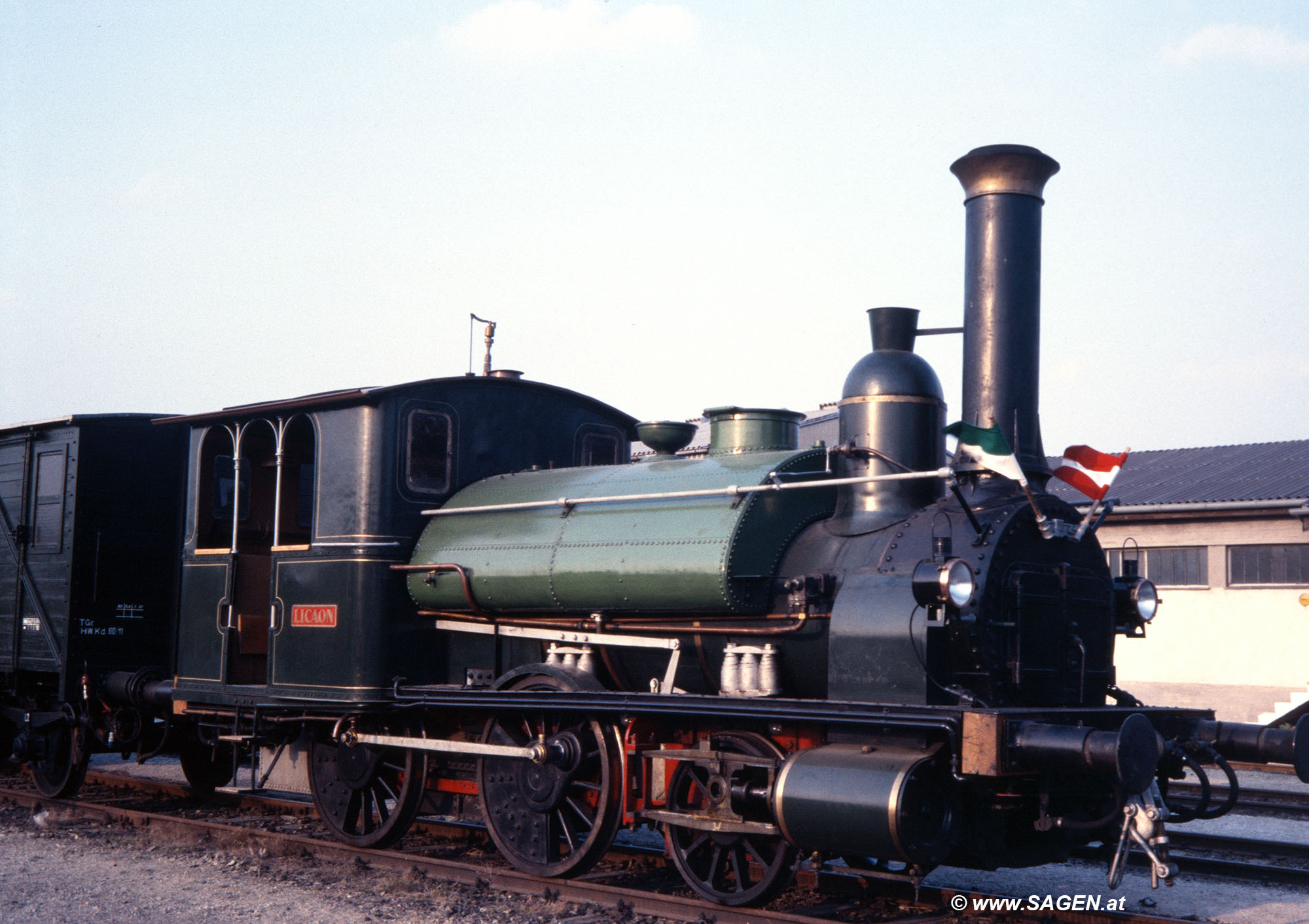 Dampflokomotive LICAON der ÖBB