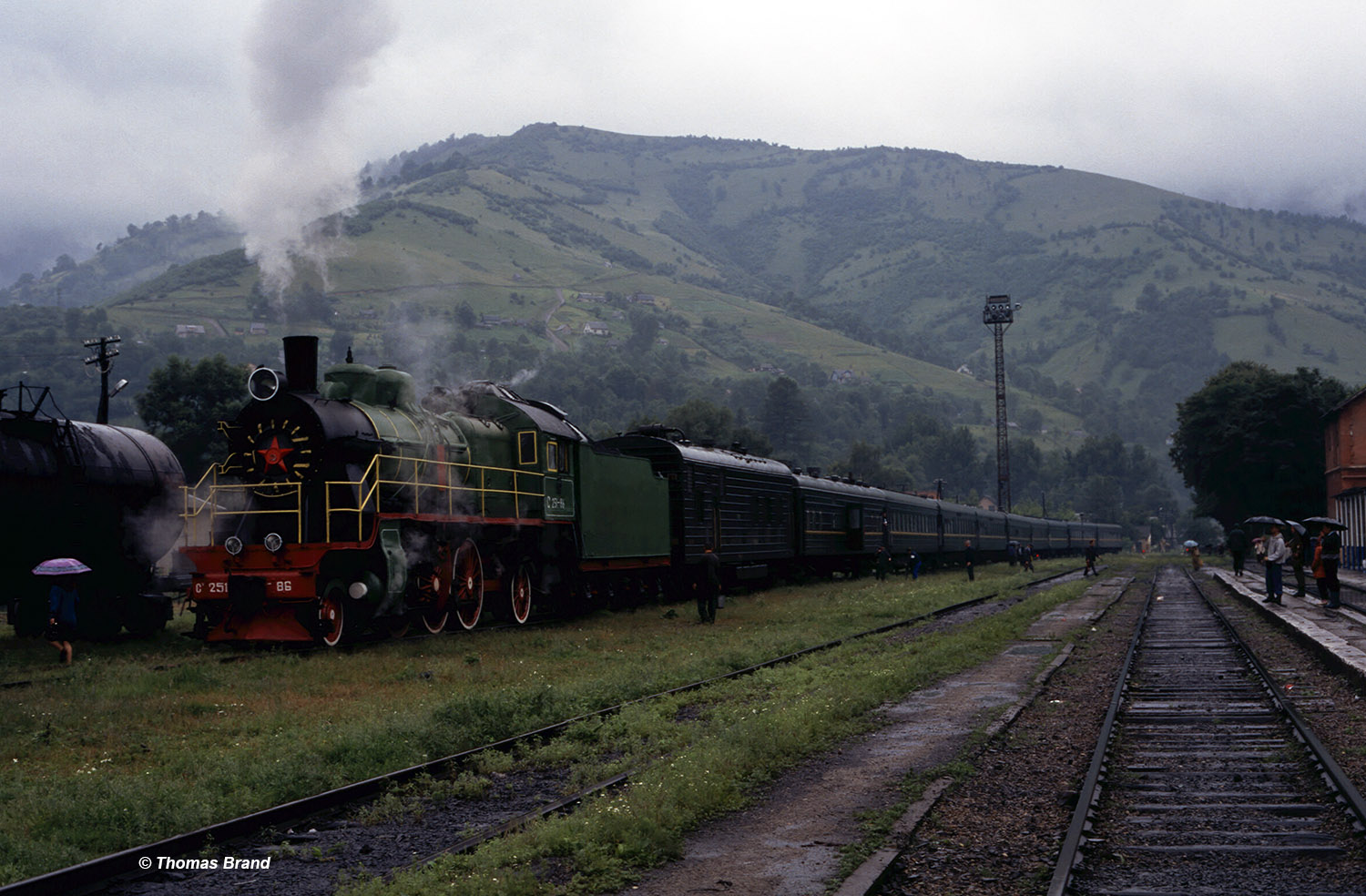 Dampflokomotive Rahov