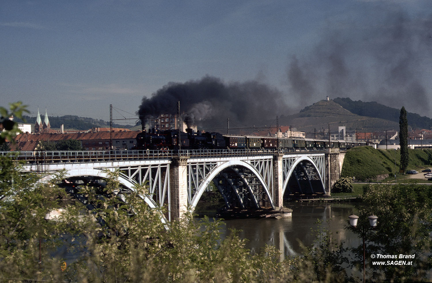 Dampflokomotiven bei Maribor